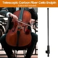 thumbnail image 2 of Amdohai Violoncelle Endpin Universel Pin Violoncelle Accessoire Télescopique Carbone, 2 of 6