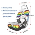 thumbnail image 2 of Lsque Panda with Sun glasses Pattern Car Seat Covers for Front Seats , Waterproof Seat Covers for Cars, Sporty Front Seat Covers,Car Seat Cover Protector Front Seats, 2 of 5