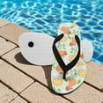 thumbnail image 3 of FUIALDOLG Boys Girls Flip Flops Sandals Kawaii Capybara&Lemon Print Water Park Summer Beach Swim Pool Shoes for Kids Indoor and Outdoor Size 13.5, 3 of 7
