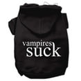 thumbnail image 3 of Halloween Pet, Dog  Cat Hoodie Screen Printed, "Vampires Suck", 3 of 10