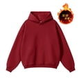 thumbnail image 2 of Hoodie Mens Shirts Hooded Drawstring Adjustable Shirt Men's Leisure Hooded Sweatshirt Solid Color Shoulder Sleeves Long Sleeved Everyday,Streetwear,Outdoor Sports Clothing Shirts For Men, 2 of 8
