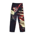 thumbnail image 6 of Balery Watercolor Bald Eagle print Men's Pajama Pants,Ultra Lightweight Pjs,Lounge Pant-Large, 6 of 9
