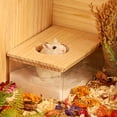 thumbnail image 2 of 1 arenero acrílico para hámster, contenedor para baño de arena para hámster, inodoro para chinchilla, casa de baño de arena., 2 of 7