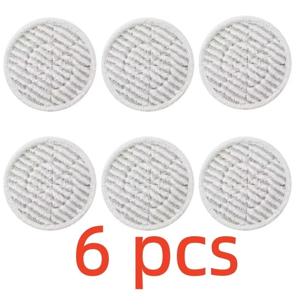 Vruelia 6PCS Steam Mop Replacement Pads for Shark S7001 S7000AMZ S7000 Series,Mop Head Replacement Steam and Scrub Pads for Tile