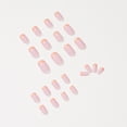 thumbnail image 3 of Fofosbeauty Short Square Press on Nails, Full Cover Fake Nails, French Pink Rose, 3 of 7