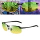 thumbnail image 5 of de sol polarizadas clásicas hombres mujeres conducción medio marco Visión Zulema Gafas de sol polarizadas para hombre, 5 of 8