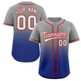 thumbnail image 3 of Camiseta de béisbol con degradado, camiseta personalizada del equipo, impresión de nombre personal, número, rayas, ropa deportiva de hip hop, camiseta de béisbol para hombres, mujeres y niños, 3 of 5