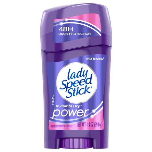 Lady Speed Stick Fresh Infusions, Female Deodorant, Wild Freesia, 1.4 oz