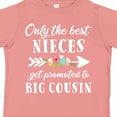 thumbnail image 4 of Inktastic Only the Best Nieces Get Promoted to Big Cousin Boys or Girls Toddler T-Shirt, 4 of 5
