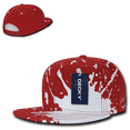 thumbnail image 2 of Splat Snapbacks, Red, 2 of 5
