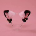 thumbnail image 1 of Horquilla con forma de lazo para el pelo con orejas de gato, diadema con orejas de animal femenino, accesorios para el tocado de gato, diadema con orejas de gato, fácil de usar, material duradero, 1 of 6