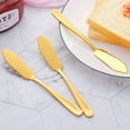 thumbnail image 4 of Gold Charocuterie Board Accessories Stainless Steel 18-Piece Cheese Spreader Knive Set, 4 of 11