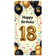 thumbnail image 6 of LUUFILx Happy 18th Birthday Balloon Banner Backdrop Decorations for Birthday Party Celebration Background Decors Photography Props Party Supplies, 6 of 7