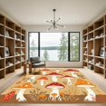 thumbnail image 2 of ODIKA 2'x3' Machine Washable Non-Slip Area Rug, Cottagecore Red High Traffic Rug, Beige, 1028112, 2 of 7