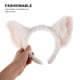 thumbnail image 5 of diademas con orejas de zorro peludas para niños y adultos, accesorios para fiestas de cosplay, diadema de Halloween, accesorios para el cabello para disfraz de animal, 5 of 8