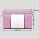thumbnail image 5 of Paquete de 3 bolsas de almacenamiento de ropa, organizador de armario de ropa de gran capacidad para edredones tamaño king, mantas, edredones y colchas con asa reforzada, ventanas transparentes y, 5 of 8