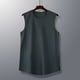 thumbnail image 4 of pstuiky Camisetas sin mangas para hombre, Camiseta deportiva informal holgada sin mangas con cuello redondo de color liso para hombre Camisas de hombre xl, 4 of 6