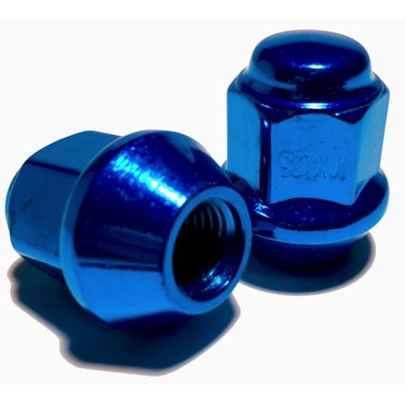 - Blue Tapered Base Lug Nut Set 10x1.25 17mm Hex ATV UTV Kodiak Banshee Raptor