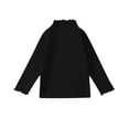 thumbnail image 1 of Funicet Chemise Décontractée pour Enfants 1-10 Ans Couleur Unie Dentelle Petit Col Haut Manches Longues Col Rond, 1 of 3