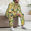 thumbnail image 7 of Sikiie Animals Mens Pajama Set, Soft Warm Long Sleeve Sleepwear, Cozy Button-Down Pjs for Men-Small, 7 of 7