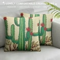 thumbnail image 3 of Jiayy  Please Hug Me Cactus Funny Quote Decor Spring Summer Decoration Home Decorative Throw Pillow Case Cushion Cover with Words Sofa Couch, 3 of 5