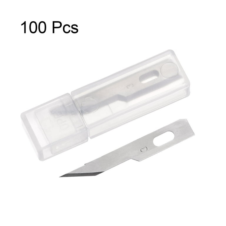100pcs Exacto Knife Blades #3 Hobby Knife Replacement Blades