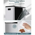 thumbnail image 3 of Pirecart 16 Gallon Stainless Steel Garbage Can, 2 x 8 Gallon Dual Trash Can, Kitchen Garbage Bin with Soft-Close Lids, 2 Inner Buckets & 2 Built-in Box for Odor Control, 3 of 12