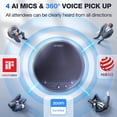 thumbnail image 2 of Altavoz para conferencias EMEET M3 Bluetooth 4 AI Micrófonos 18H, 2 of 9