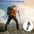 thumbnail image 2 of CHUANK 2 Pcs Bâtons de Randonnée Randonnée Pliables en Aluminium Légers Bâtons de Marche avec Poignées en Liège Naturel Serrures à Rabat 4 Saisons Accessoires Tout-Terrain et Sac de Transport, 2 of 11