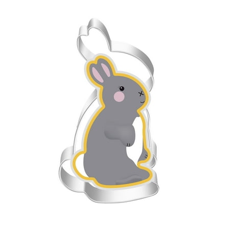 

Soighxzc Easter Cartoon Bunny Carrot Shapes Stainless Steel Cookie Cutter Set Stainless Steel Easter Cookie Molds Carrot Rabbit Resurrection Egg