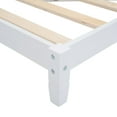 thumbnail image 7 of Solid Wood Daybed Frame, Full Size Sofa Bed with Two-Side Rails, Multi-functional Day Bed Frame for Bedroom Living Room, No Box Spring Needed, White, 7 of 7