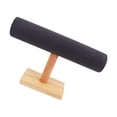 thumbnail image 1 of Jewelry Display Stand Storage Holder T Bar holder rack Wooden Wrist Watch Desk Large Gray, 1 of 9
