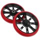 thumbnail image 2 of Shopping Cart Wheels Grocery Cart Wheels for Replacement 2Pcs Rubber, 2 of 4