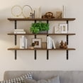 thumbnail image 2 of Lavish Home Set of 6 Floating Shelves for Living Room, Bedroom, or Bathroom, 2 of 10