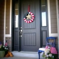 thumbnail image 2 of Metal Patriotic Old Glory Americana Flag Barn Star Wall Decor July of 4th Independence Day Decor, 2 of 4