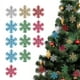 thumbnail image 1 of 12PCS Christmas Creatives Colorful Snowflakes Christmas Tree Decoration Pendants Desktop Atmospheres Decorations, 1 of 6