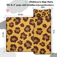 thumbnail image 5 of Yellow and Black Of Leopard Print Toddler Nap Mats for Kids Preschool,Sleeping Mat Bag or Kids,Toddler Sleeping Bag,Toddler Nap Mat or Daycare, 5 of 6