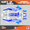 Blue, variant on Kalair GFX Graphics Kit for Honda CRF80 (2011-2016) Surfsup Series