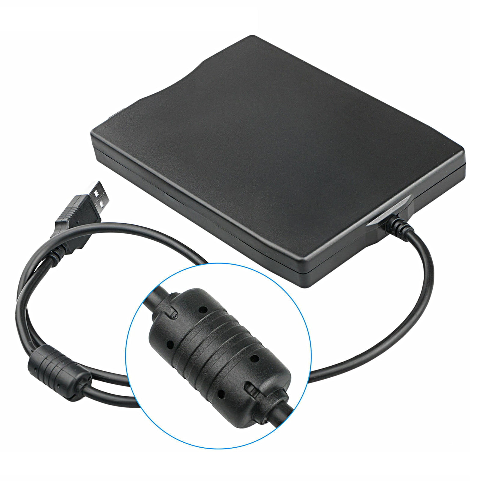 Lifetechs Floppy Disk Drive Anti-jamming Stable Performance High Speed Durable Effective Driver-free Portable Office External 1.44M 2HD USB Floppy Disk Drive for PC