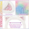 thumbnail image 5 of Kids Adjustable Winter Warm Furry Cat Ear Warmers for Girls Boys Outdoor, 5 of 7