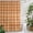Pumpkin Orange, variant on Orange Plaid Shower Curtain - Water Repellent Fabric Shower Curtains Washable, Autumn Gingham Grids Modern Decorative Polyester Cloth Bathroom Curtains Modern Bath Decor 36"x72"