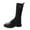 Black, variant on Glisme Girls Boots With Rhinestones Classic Knee High Style For Children Fall Winter Cozy Black Boots Size 4.5-5 Years