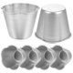 thumbnail image 4 of Moldes de budín 6pcs moldes de pastel de muffin antiadherentes moldes para hornear para el hogar mohos de budín, 4 of 7