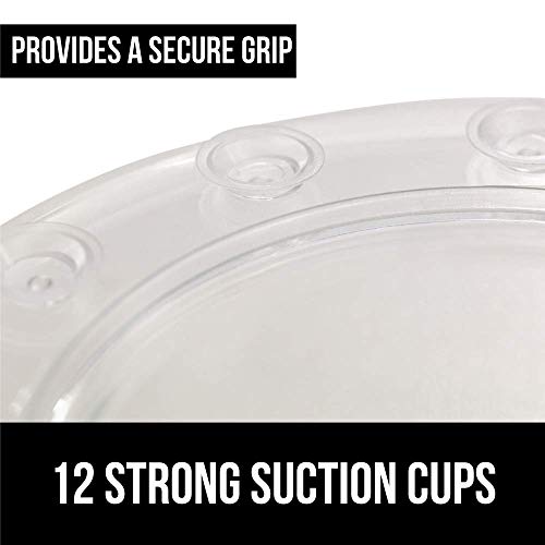 Gorilla Grip Bathtub Overflow Drain Cover, Adds Inches of Water for Deeper  Warmer Bath, Suction Cup Seal, Plug Stopper Covers for Tub Drain, Bathroom  Spa Accessories, Large 6 Inch Diameter, Clear -