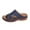 Dark Blue, variant on PPgejGEK Women's Sandals Women's Fashion Casual Summer New Solid Color Round Toe Wedge Heel Thick Bottom Sandals Beach Pool Day Slides Tax Free Weekend