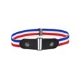 thumbnail image 1 of facefd Ceinture Aucune Boucle Invisible Alliage à la Mode Longue Durée de Commodité Élastique Unisexe Homme Multicolore DIY Prop Jeans Bande Bleu-Blanc-Rouge, 1 of 9