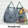 thumbnail image 4 of Bolsas de malla colgantes portátiles para almacenar alimentos, frutas y verduras, 4 of 5