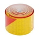 thumbnail image 1 of Cinta de pinstripe adhesiva de liberación de aire universal de 32.81ft x 1.97" para automóviles en rojo y amarillo, 1 of 6