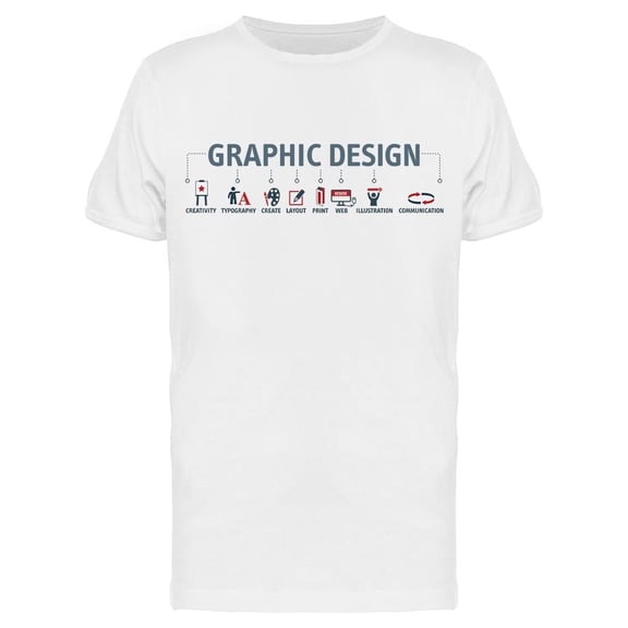 Graphic Design. Organigram Tee Men's -Image by Shutterstock
