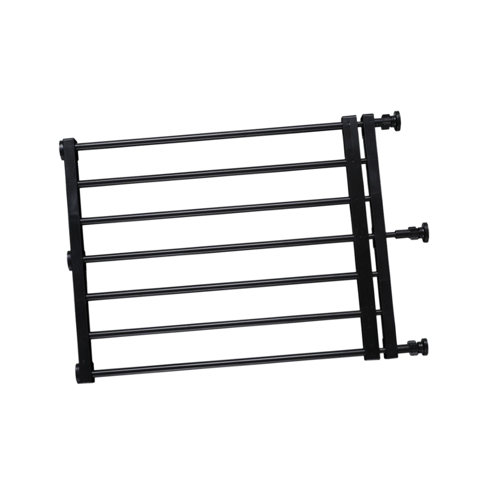 Pet Fence Retractable Dog Gate Pet Supplies Walk through Screen Door Portable Expandable Gate Puppy Fence Gate for Garden Doorway Stairs 39to60cmx42cm Black